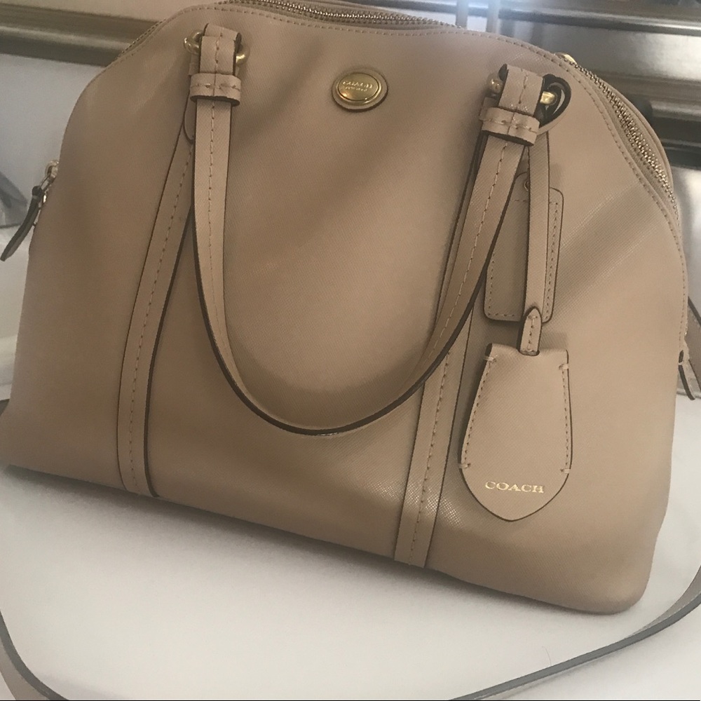 Coach Satchel Bag w/ crossbody strap